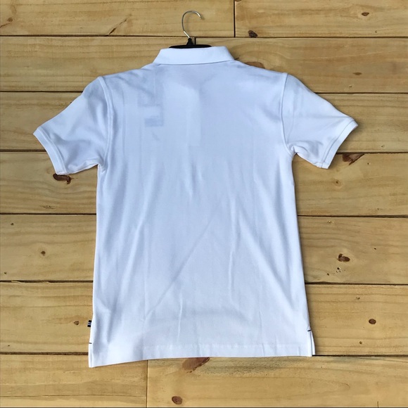Youth white Nautica Polo t-shirt - Picture 3 of 6